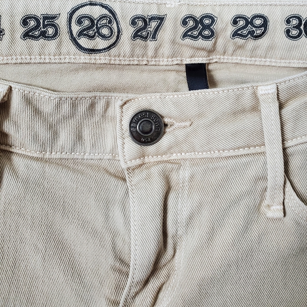 Earnest Sewn Tan jeans, Size 26